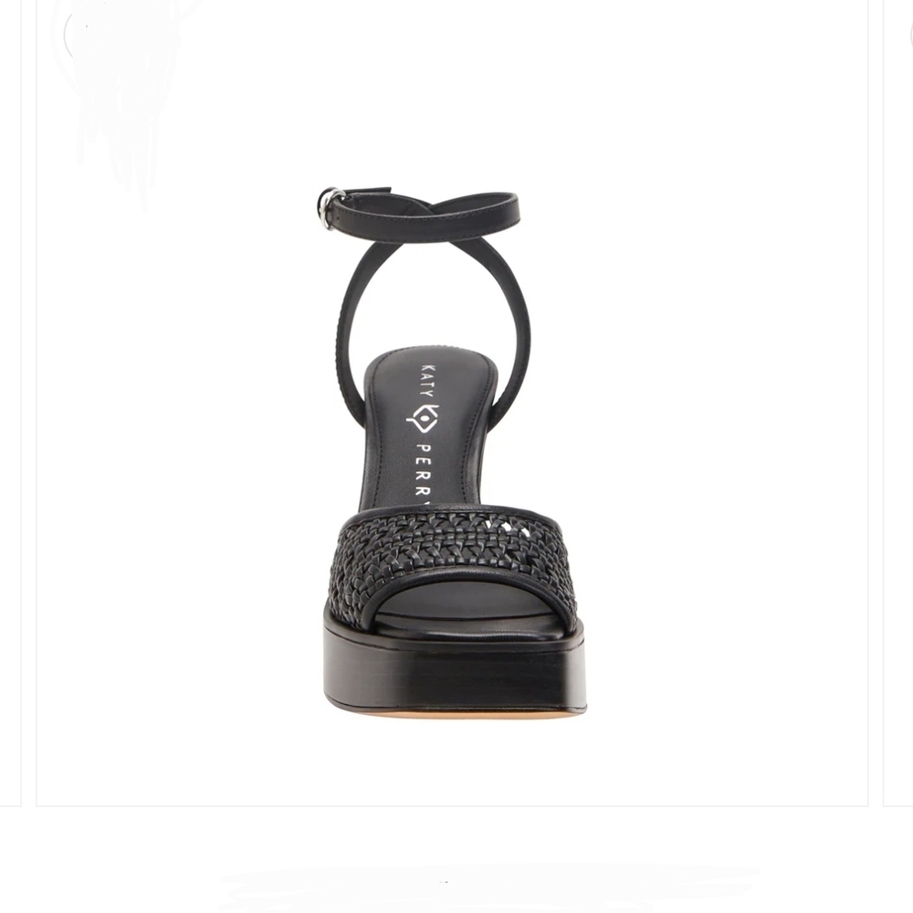 Katy Perry Collections The Steady Ankle Strap Black Platform Heels 8.5M - Picture 3 of 8